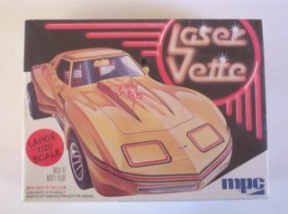 Laser Vette Chevy Corvette MPC 1 0743 Vtg 70's 1 20 Model Car Kit SEALED Custom