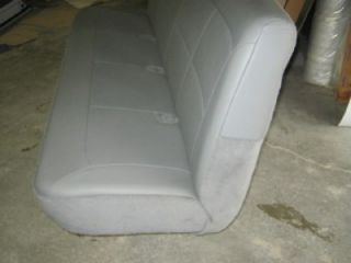 97 07 Ford Econoline Van 4th or 5th Row 4 Passenger Gray Vinyl Bench Seat