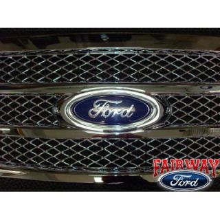 2009 thru 2014 F 150 Genuine Ford Parts Chrome Mesh Grille w Emblem New