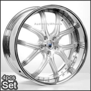 22inch for BMW Wheels Rims 6 7 Series 2pc asanti Staggered