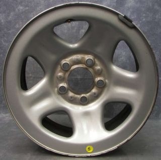 Nice Jeep Wrangler TJ 1997 Silver Painted Steel Wheel 15"x7" 93 06