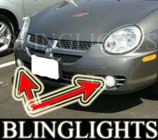 2002 2005 Dodge Neon SXT Fog Lights Driving Lamps 03 04