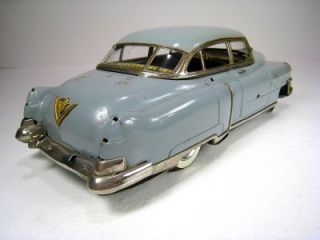 Marusan Kosuge Tin Friction 1951 Cadillac Series 62 Sedan 12" Parts or Repair