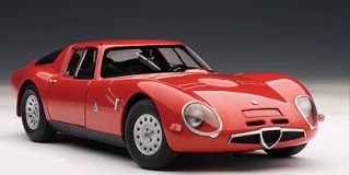 Autoart 1965 Alfa Romeo TZ2 TZ 2 Red 70198 Diecast Model Car 1 18 1