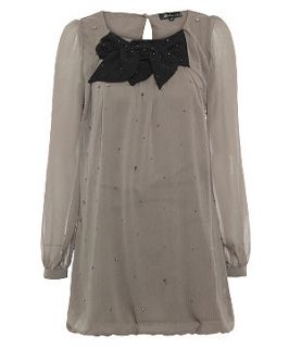 Atelier 61 Grey Long Sleeve Tunic Dress