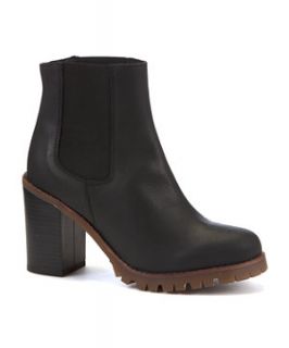 Limited Black Leather Chelsea Boots