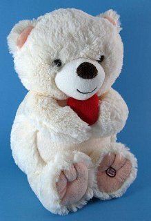 Hallmark Talking Shaggy Plush TEDDY BEAR with Heart #1LPR1608 Year 2009 Toys & Games