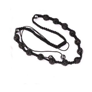 Shamballa Black Necklace Jewelry