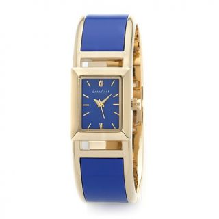 Caravelle New York by Bulova Ladies' Blue and Goldtone Bangle Watch