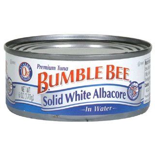 Bumble Bee Solid White Albacore in Water, 6 Ounce Cans (Pack of 24)  Tuna Seafood  Grocery & Gourmet Food
