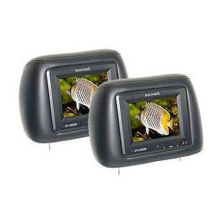2 X Black Innovatek IN 56HR 5.6in Car Headrest TFT LCD Monitor  Vehicle Headrest Video 