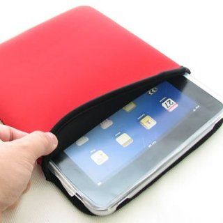 Apple iPad 3G tablet / Wifi 16GB, 32GB, 64GB RED & BLACK Reversible Soft NEOPRENE SLEEVE CASE Cover Pouch Carrying Bag Computers & Accessories