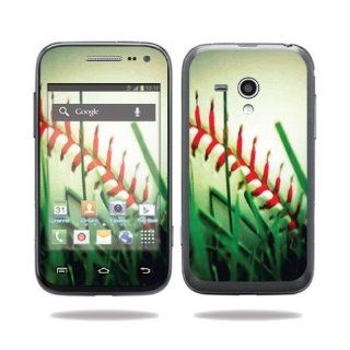 Protective Vinyl Skin Decal Cover for Samsung Galaxy Rush Cell Phone M830 Boost Mobile Sticker Skins Softball Computers & Accessories
