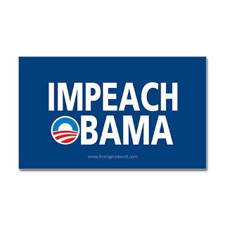 Anti Obama Logo Stickers Decal by MarshEnterprises