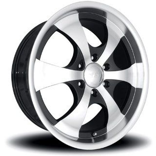 MST 710 22 Machined Black Wheel / Rim 6x135 with a 30mm Offset and a 86.87 Hub Bore. Partnumber 710 22936 Automotive