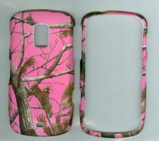 Samsung R930 Galaxy S Aviator R940 Lightray 4G U.S. Cellular wireless PHONE CASE COVER SNAP ON HARD RUBBERIZED SNAP ON FACEPLATE PROTECTOR NEW CAMO HUNTER PINK REAL TREE Cell Phones & Accessories