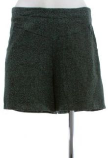 W118 Womens Rebecca High Waist Dress Walking Shorts Green S