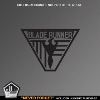 (2x) 5" Blade Runner Detective Badge Vinyl Logo Sticker Vinyl Decals Automotive