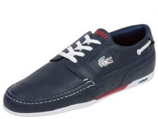 Lacoste Dreyfus SPM Lth Mens Sneaker Style# 7 20SPM8121 121 (10.5M MENS US, Dark Blue White) Shoes