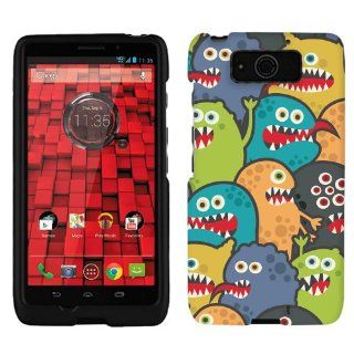 Motorola Droid Ultra Maxx Cute Monsters Pattern Phone Case Cover Cell Phones & Accessories