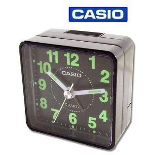 CASIO TQ140 Travel Alarm Clock   Black Electronics
