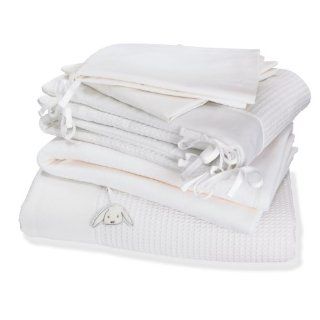 Izziwotnot White Gift Range Cot Bed Bale Set Baby