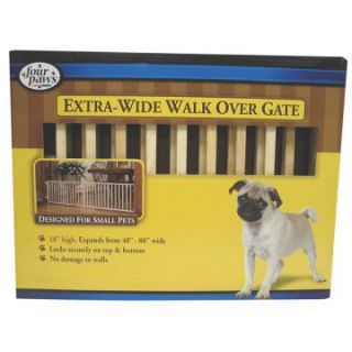 Extra Wide Walk Over Wood Gate   Gates & Doors