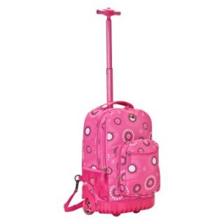 Rockland Luggage 19 in. Rolling Backpack   Pink Pearl   Backpacks