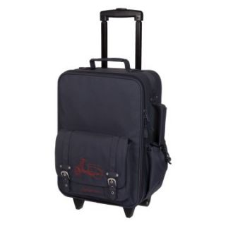 Lassig Kids Mini Rolling Trolley Bag   Navy Motor Scooter   Luggage