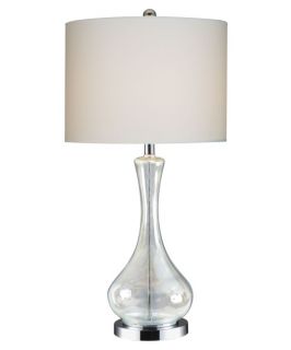 G2084 Chrome & Clear Glass Table Lamp   Table Lamps