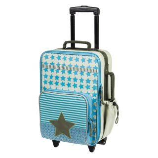 Lassig Kids Mini Rolling Trolley Bag   Starlight Blue   Luggage