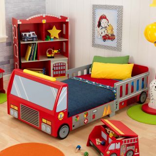 KidKraft Fire Truck Toddler Bed   Themed Toddler Beds