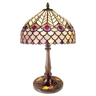 Tiffany Style Peacock Table Lamp   Tiffany Table Lamps