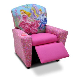 Disney Princesses Glow Childrens Recliner   Chairs
