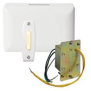 Nutone Door Chime with Polished Brass Lighted Pushbutton   Doorbells