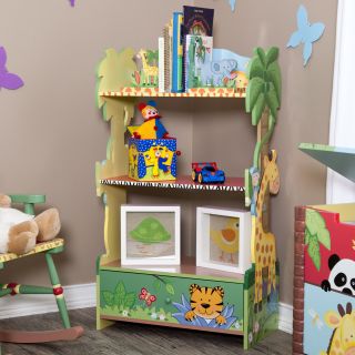 Teamson Design Sunny Safari Bookcase   Kids Bookcases