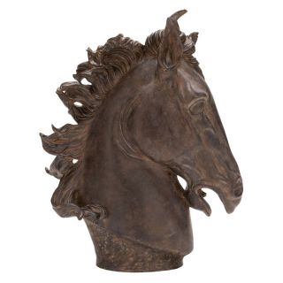 Benzara 25H in. Horse Head   Sculptures & Figurines