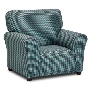 Kidz World Houndstooth/French Blue Club Chair   Chairs