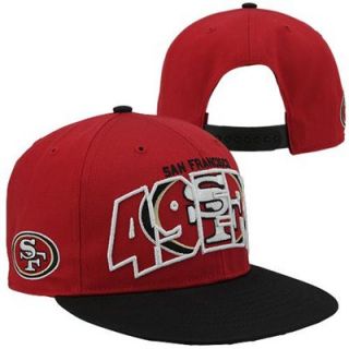 47 Brand San Francisco 49ers Youth No Rulz Snapback Adjustable Hat   Scarlet/Black