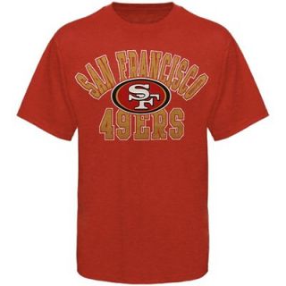 San Francisco 49ers Game Rewind T Shirt   Scarlet