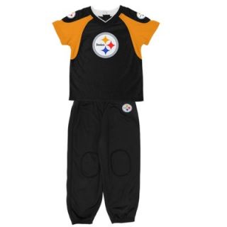 Pittsburgh Steelers Infant Football Jersey and Pants Set   Black/Gold