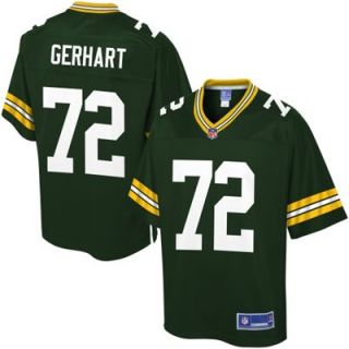 Pro Line Mens Green Bay Packers Garth Gerhart Team Color Jersey