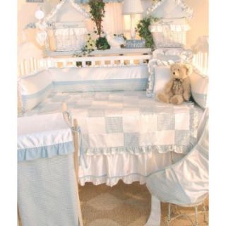 Brandee Danielle Prince Blue 4 Piece Crib Bedding Set   Baby Bedding Sets