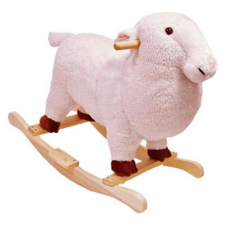 Happy Trails Lamb Plush Rocking Animal   Rocking Toys
