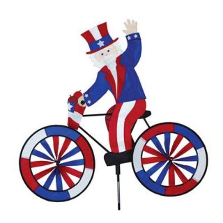 Premier Designs Uncle Sam Bicycle Spinner   Wind Spinners