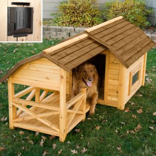 Boomer & George Barn Dog House with Heater   Dog Houses