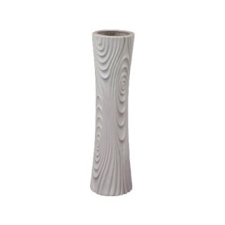 Urban Trends 30H in. Ceramic Vase   Grey   Floor Vases