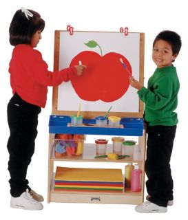 Jonti Craft 2 Station Childrens Easel   Learning Aids