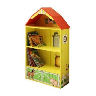 Teamson Design Happy Farm Barn Bookcase   Kids Bookcases