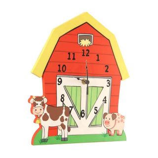 Teamson Design Happy Farm Wall Clock   Kids Clocks
